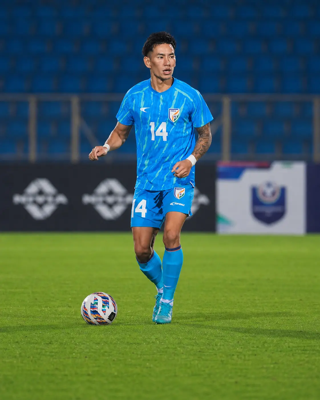 Ashish Rai playing for India