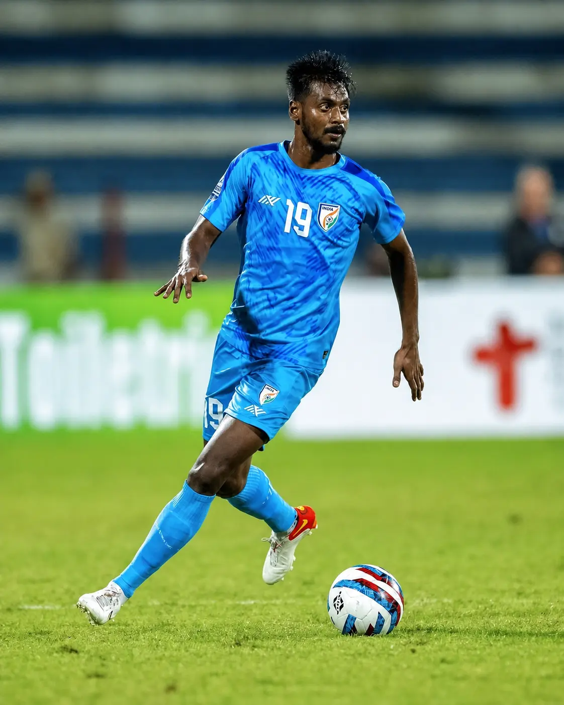 Rohit Kumar playing for India
